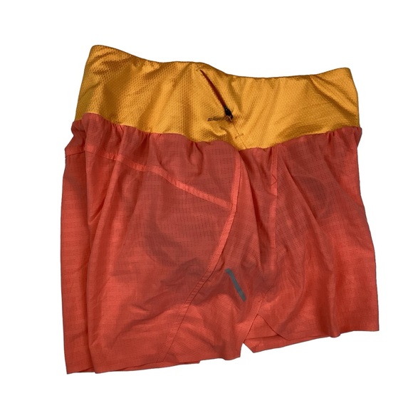 HOKA One One Lightweight Ironman Glide 4” Running Shorts Peach / Orange Small - Picture 8 of 11